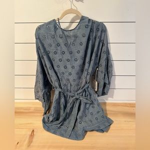 Tularosa Bell Sleeved Tie Waist Dress Medium New With Tags